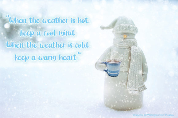 Little Snowman Font Poster 3