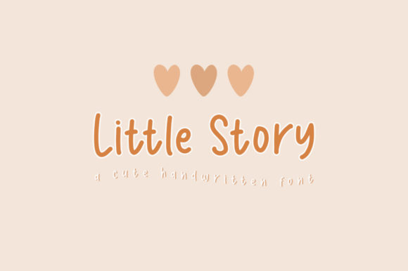 Little Story Font Poster 1