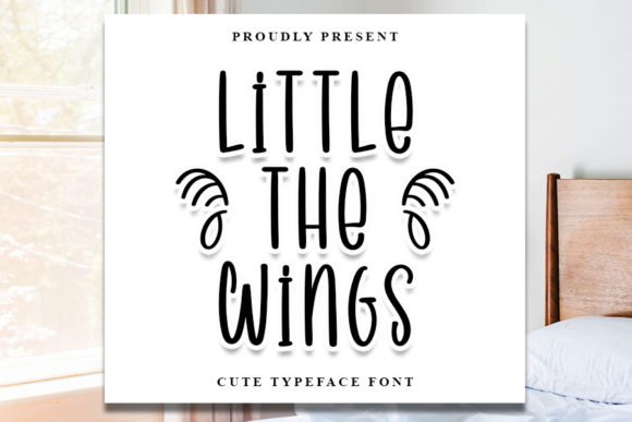 Little the Wings Font Poster 1