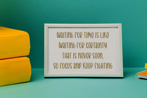 Little the Wings Font Poster 2
