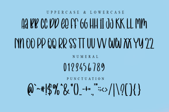 Little the Wings Font Poster 4