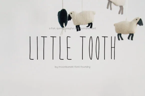 Little Tooth Font Little Tooth Font Poster 1