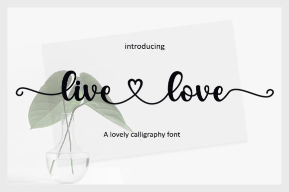 Livelove Font Poster 1