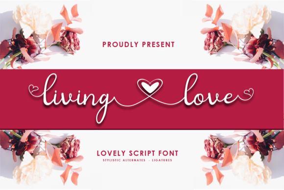 Living Love Font Poster 1