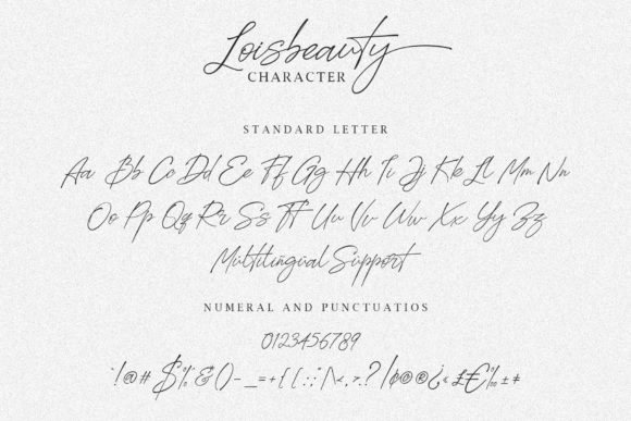 Loisbeauty Font Poster 7