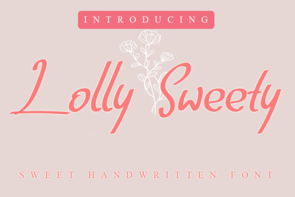 Lolly Sweety Font Poster 1