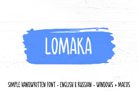 Lomaka Font Poster 1