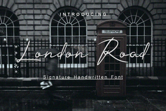 London Road Font Poster 1