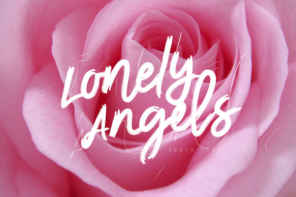 Lonely Angels Font Poster 1