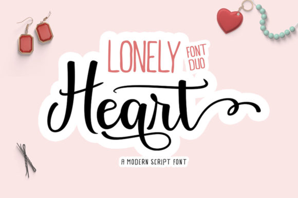 Lonely Heart Font Poster 1