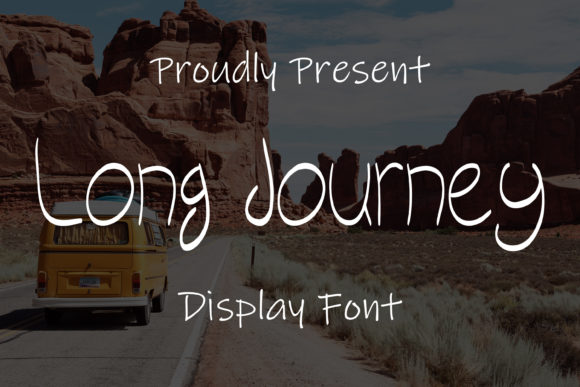 Long Journey Font Poster 1