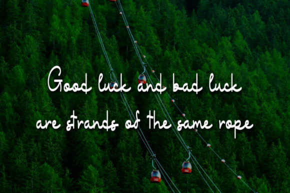 Long Rope Font Poster 3