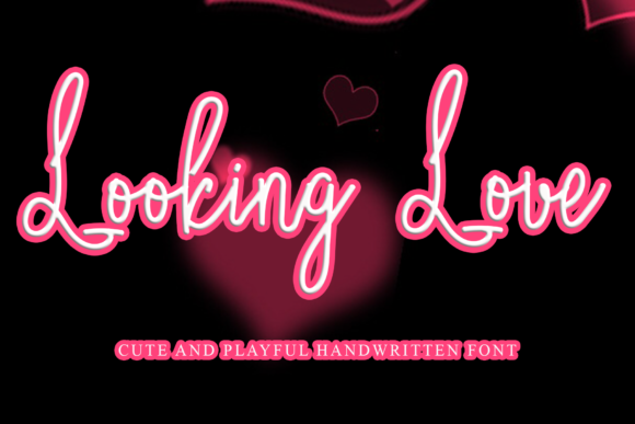 Looking Love Font Poster 1