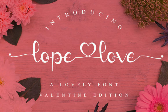 Lope Love Font Poster 1