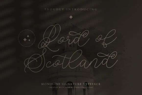 Lord of Scotland Font Lord of Scotland Font Poster 1