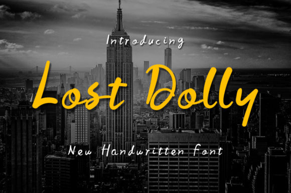 Lost Dolly Font Poster 1