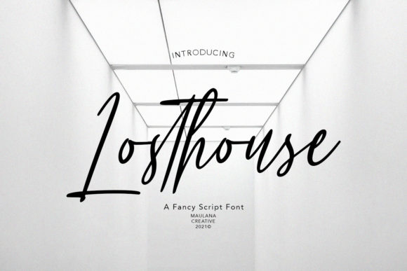 Losthouse Font Poster 1