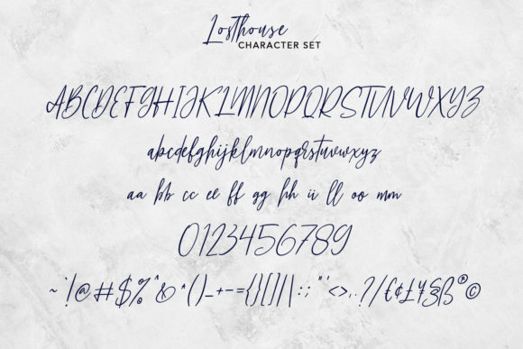 Losthouse Font Poster 8