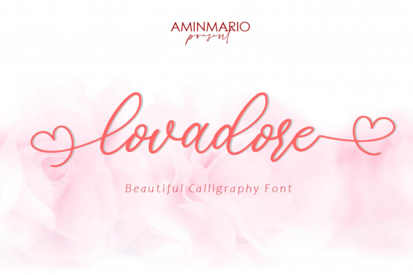 Lovadore Font Lovadore Font Poster 1