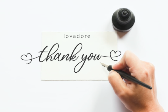 Lovadore Font Poster 7