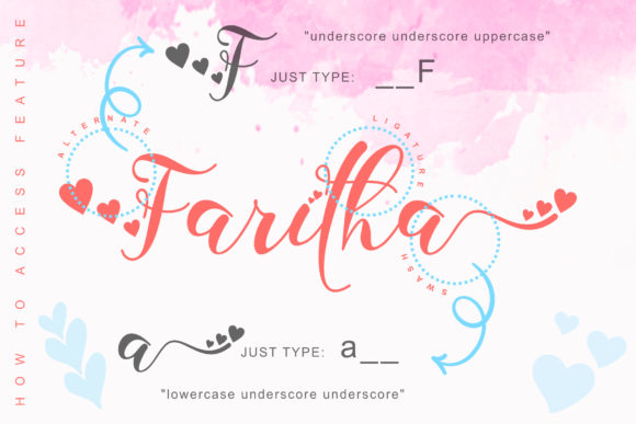 Love Baby Font Poster 11