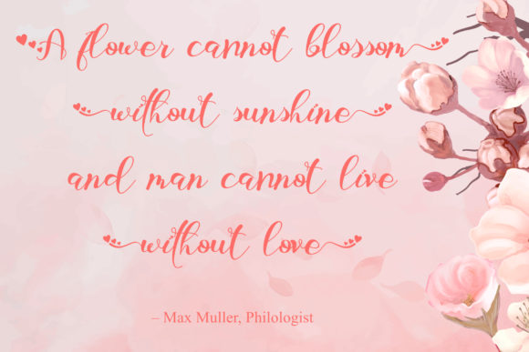 Love Baby Font Poster 5
