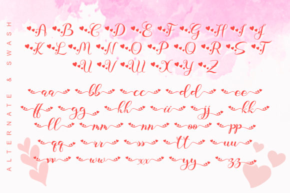 Love Baby Font Poster 9