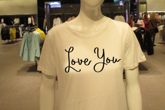 Love Boat Font Poster 2