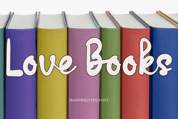 Love Book Font Poster 1