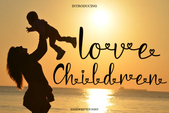 Love Children Font Poster 1
