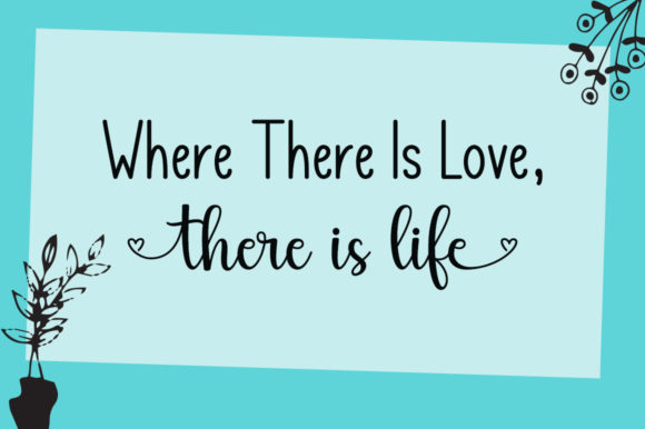 Love Christabela Font Poster 3