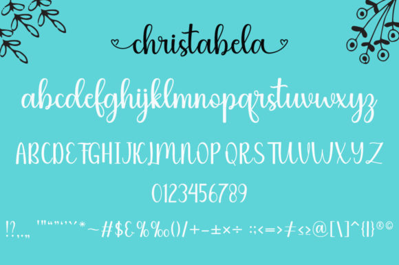 Love Christabela Font Poster 4