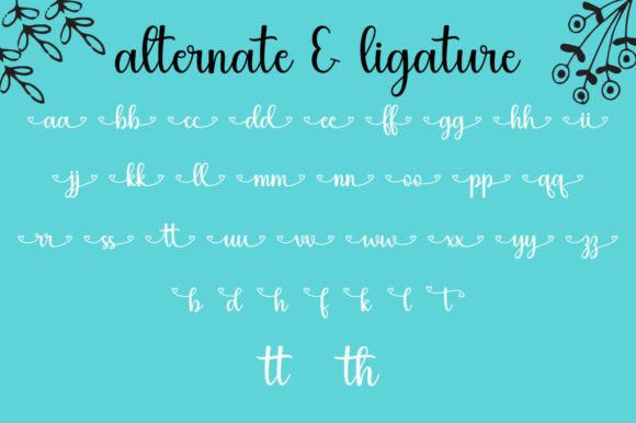 Love Christabela Font Poster 5