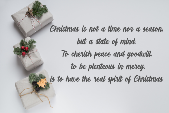 Love Christmas Font Poster 3