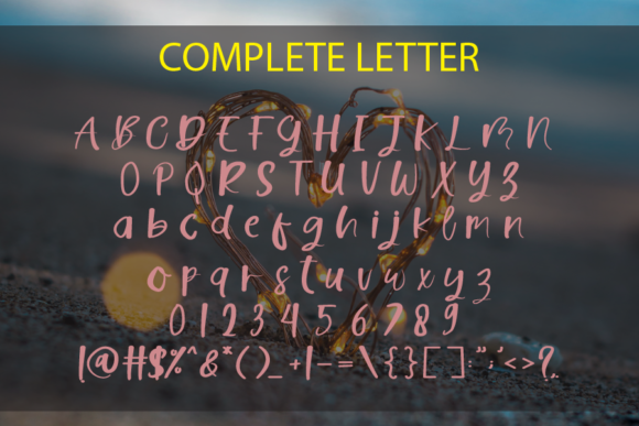 Love Diary Font Poster 3