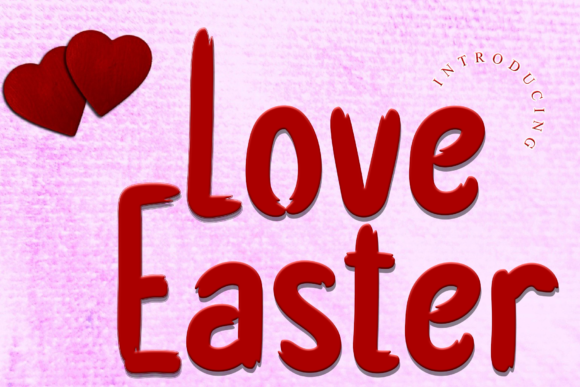 Love Easter Font Poster 1