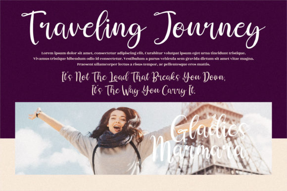Love Erlia Font Poster 10