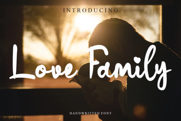 Love Family Font Poster 1