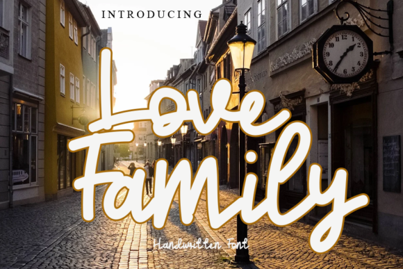 Love Family Font Poster 1