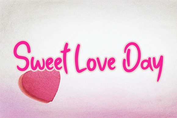 Love February Font Poster 2