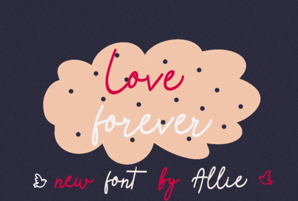 Love Forever Font Poster 1