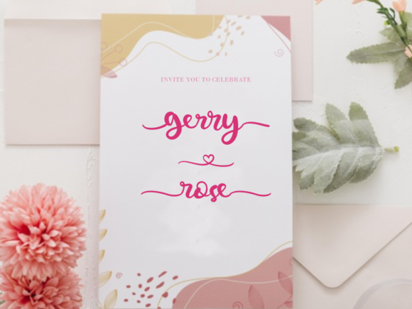 Love Grows Font Poster 5