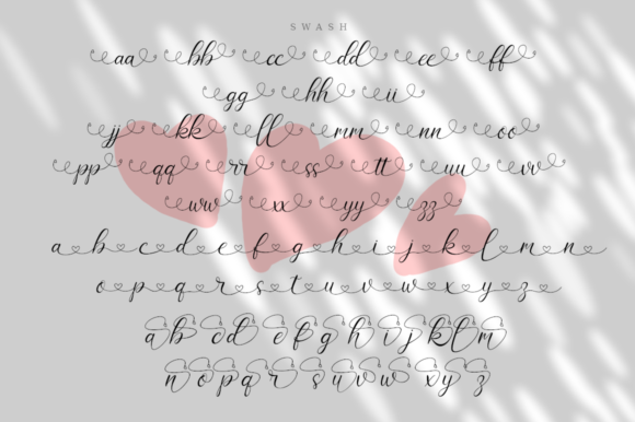 Love Hamtania Font Poster 2