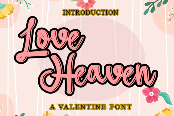 Love Heaven Font Poster 1