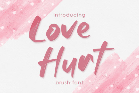 Love Hurt Font Poster 1