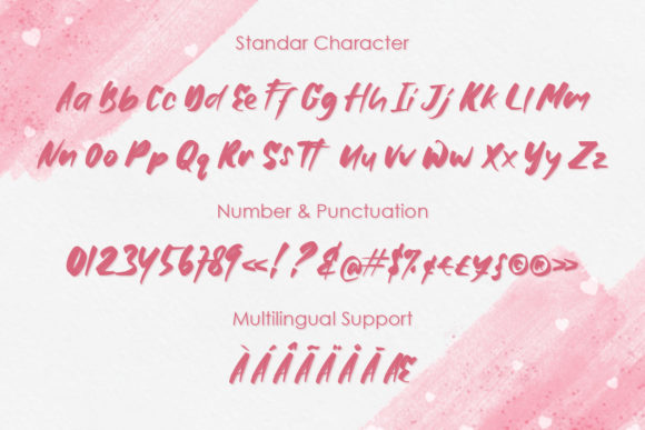 Love Hurt Font Poster 3