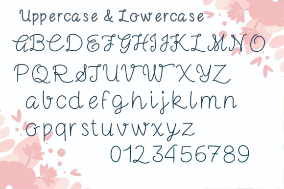 Love in the Wind Font Poster 5