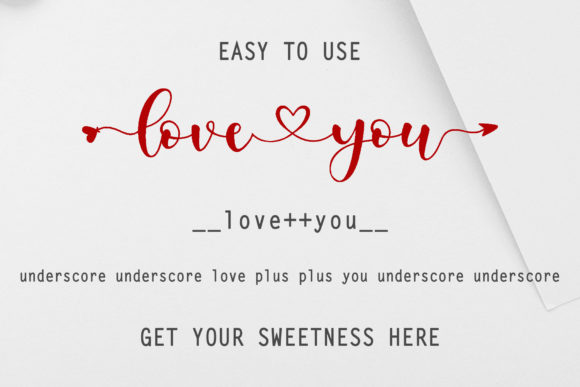Love Lady Font Poster 8