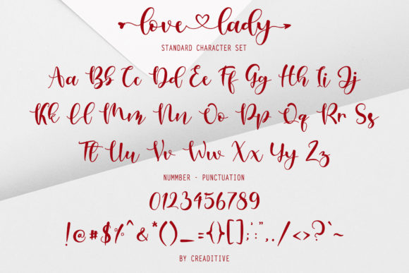 Love Lady Font Poster 9