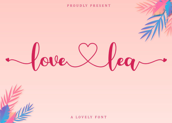 Love Lea Font Poster 1